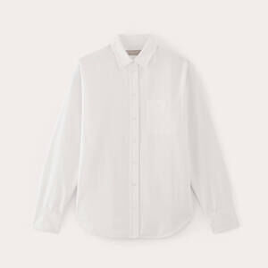 Everlane Women's Must-Have Oxford Button Up Shirt in White, Size 2